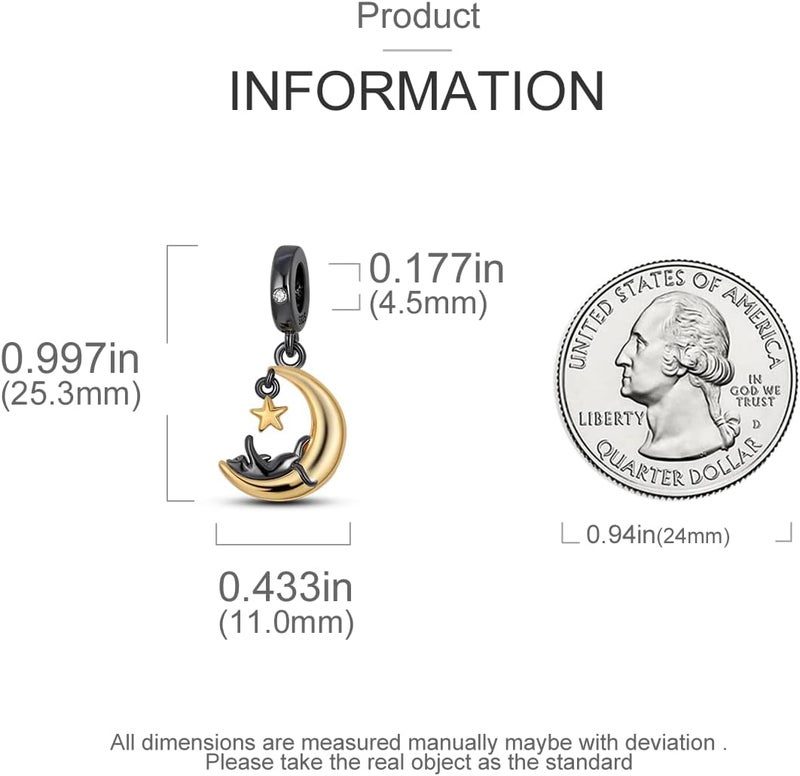 MULA 925 Sterling Silver Charms for Bracelets and Necklaces Lipstick and Bag Dangle Pendants Tower Camera Beads Jewelry Charms for Women - Image 4